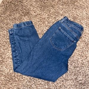 forever 21 mom jeans with cuffed bottoms